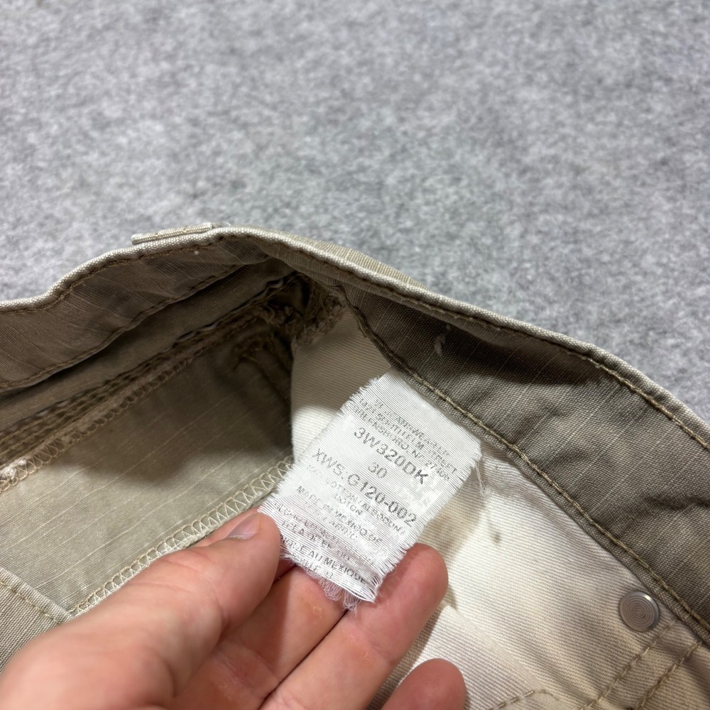 Wrangler Riggs Workwear Mens Khaki Ripstop Carpenter Shorts 3W320DK Size 30 - Picture 4 of 7